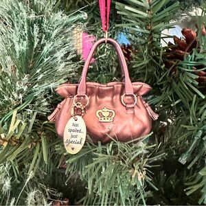 Hallmark 2009 Brown And Gold Purse Ornament